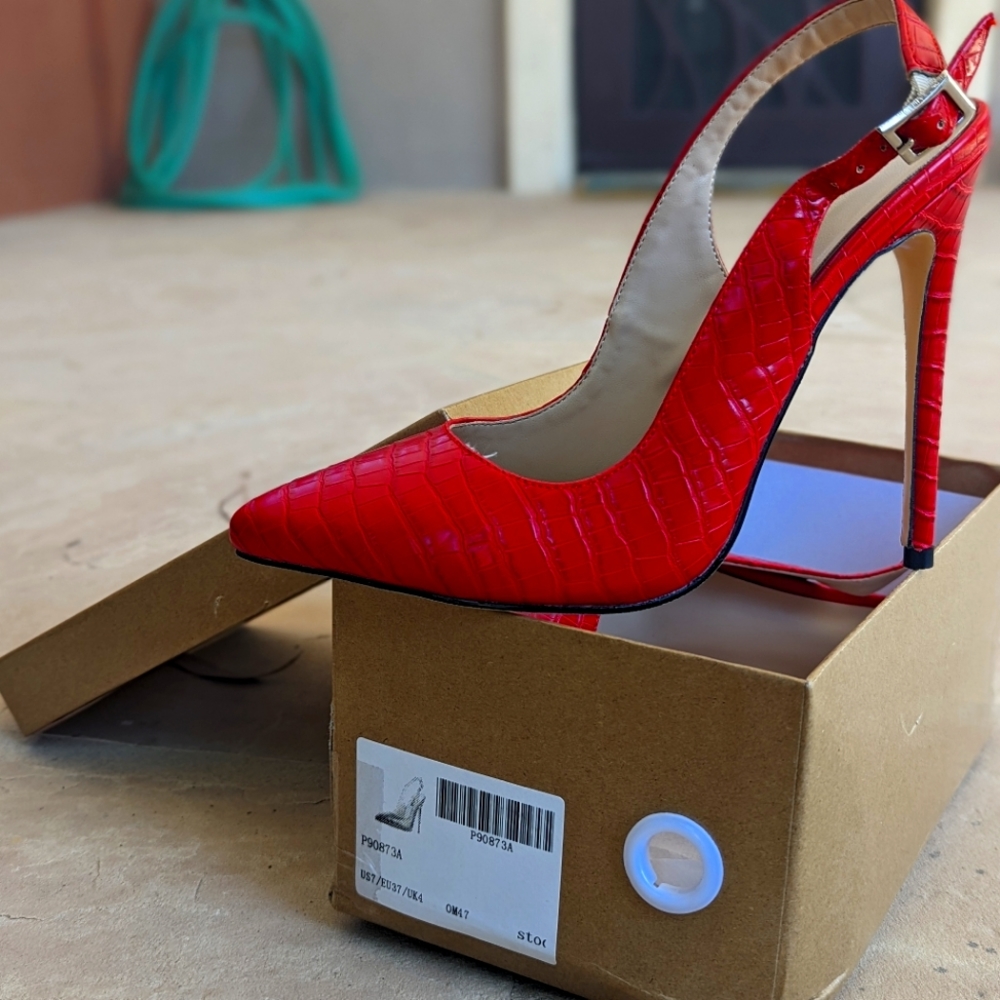 COPY - Gorgeous stiletto 5" Faux embossed
